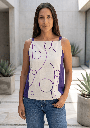 Blusa Artesanal Esferas de Algodón | Bordada a Mano Minimalista